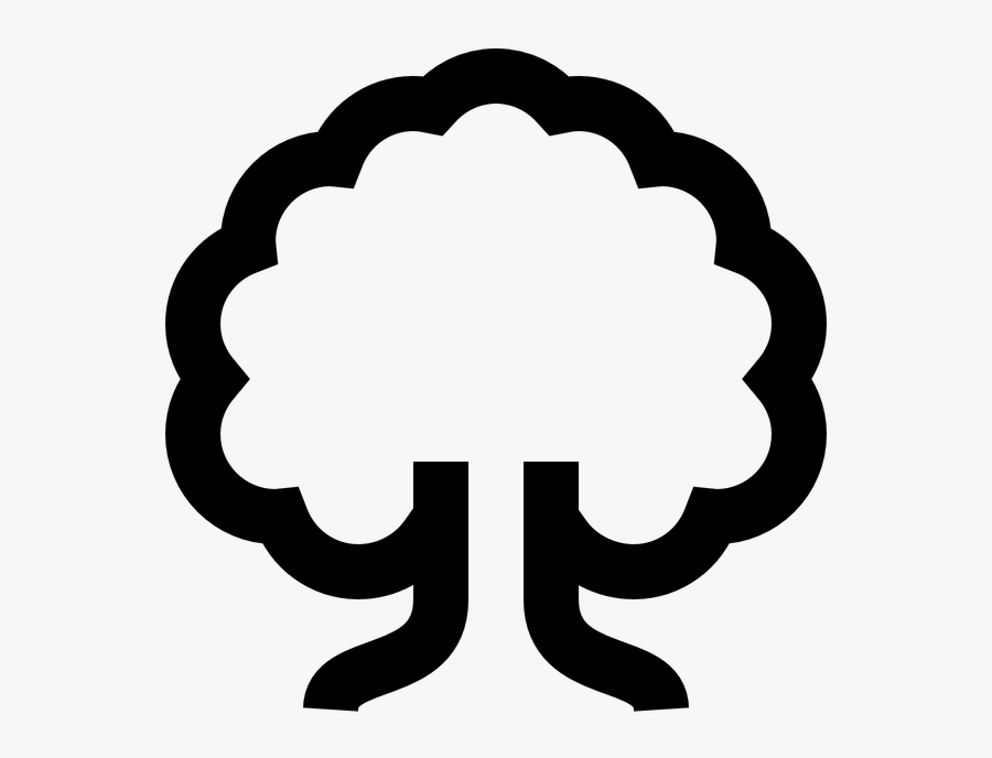 Oak Tree Icon Tree - Tree Icon Png White, Transparent Clipart