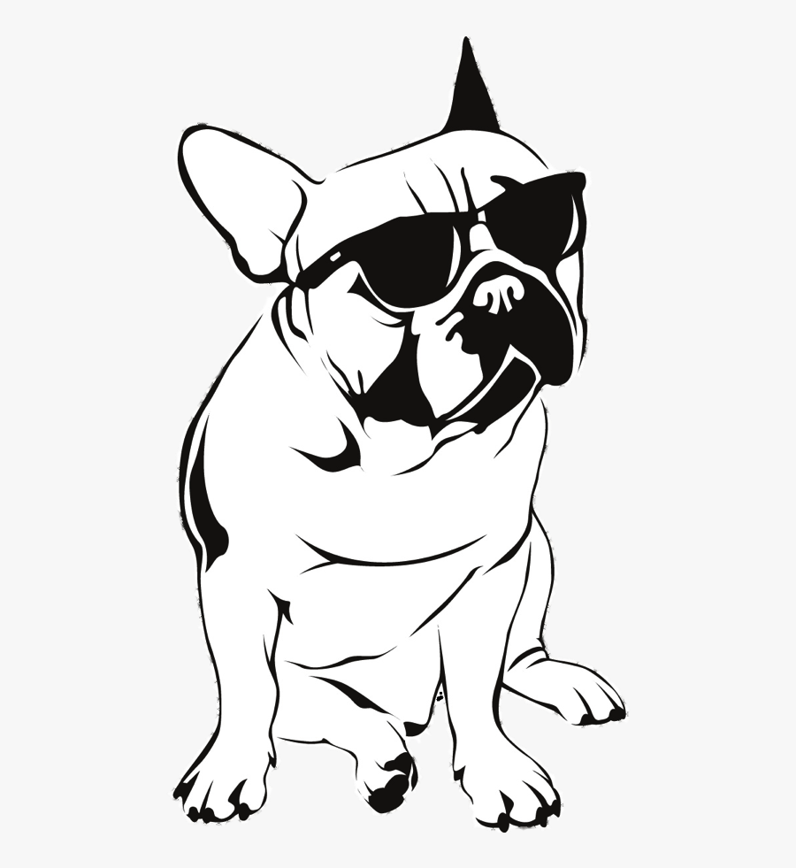 French Bulldog Coloring Sheet, Transparent Clipart