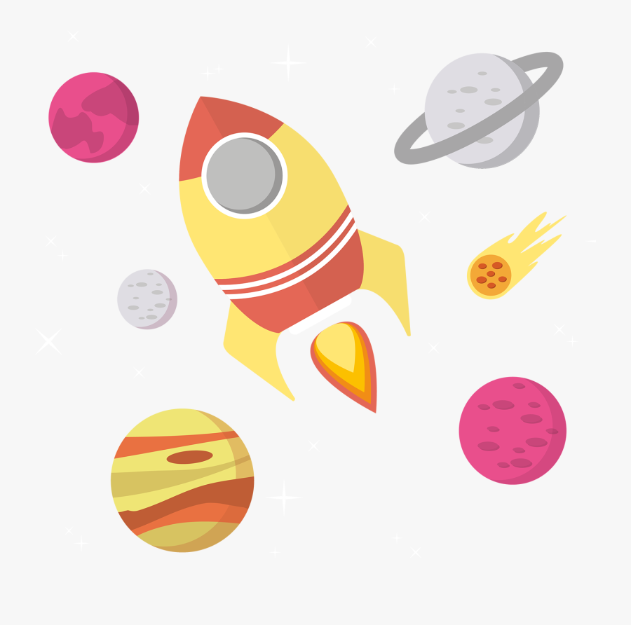 Outer Space Clip Art - Outer Space Space Vector, Transparent Clipart