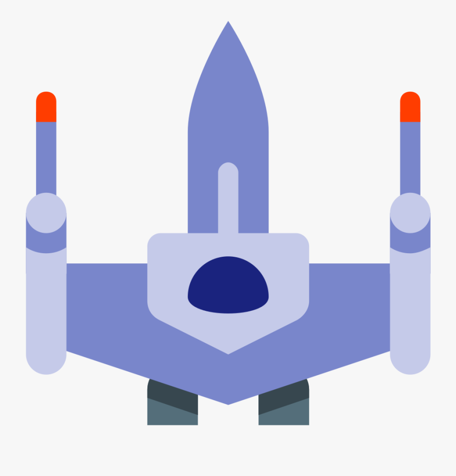 Space Fighter - Space Fighter Jet Clip Art, Transparent Clipart