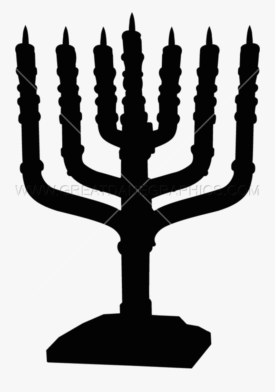 Menorah Silhouette At Getdrawings - Hanukkah, Transparent Clipart