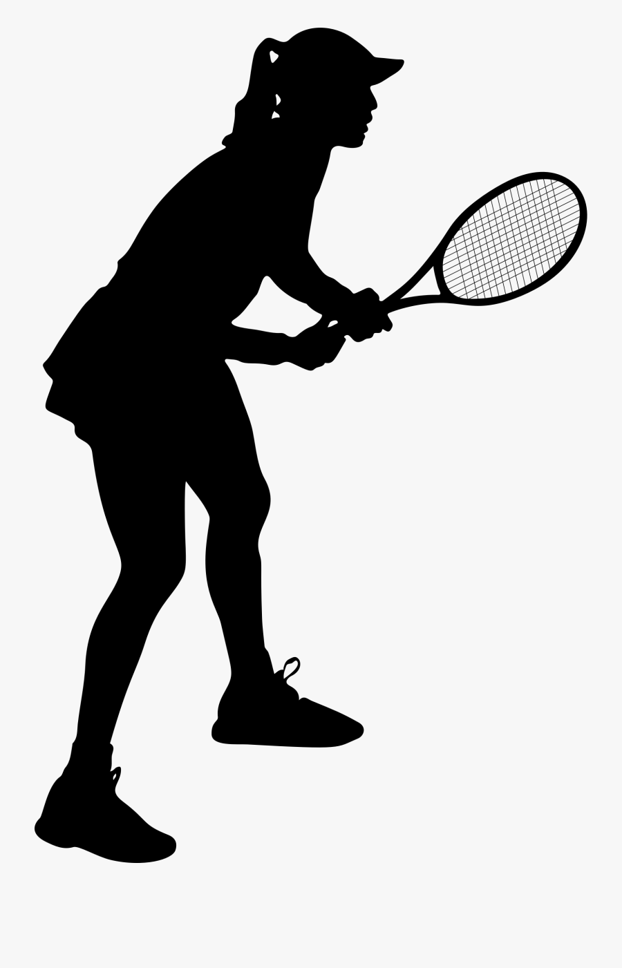 Soft Tennis Clipart , Png Download - Woman Tennis Player Clipart, Transparent Clipart