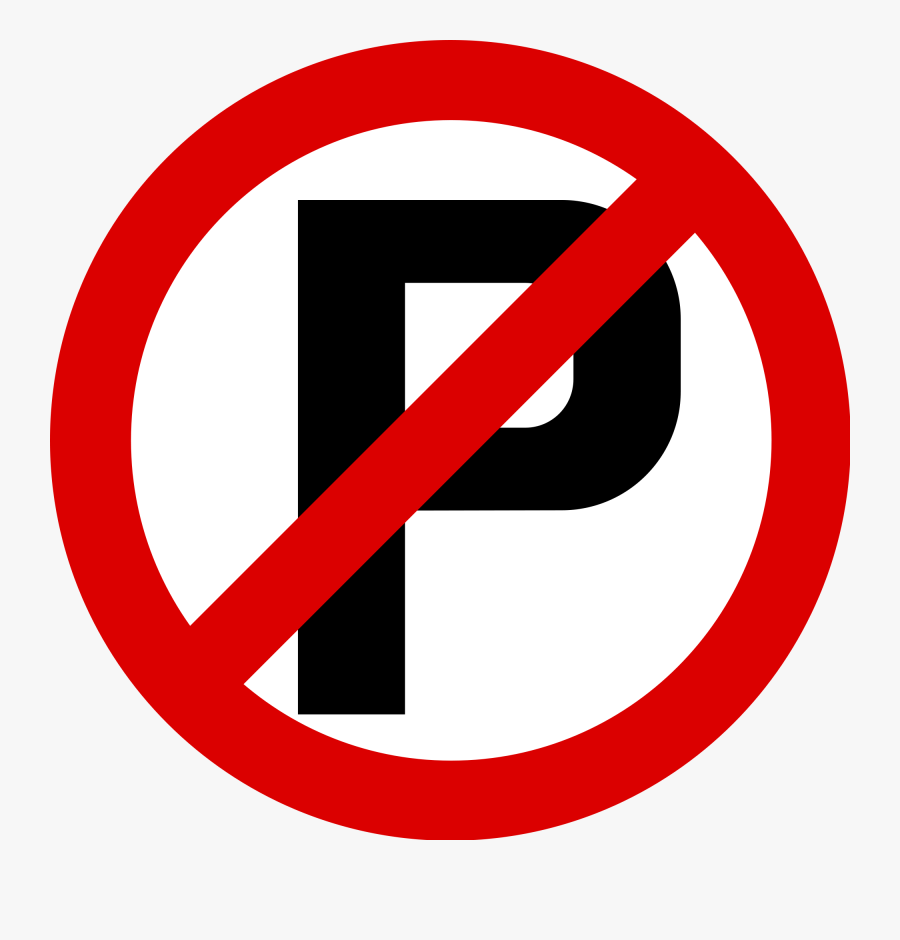 No Parking Vector - Road Signs No Parking, Transparent Clipart