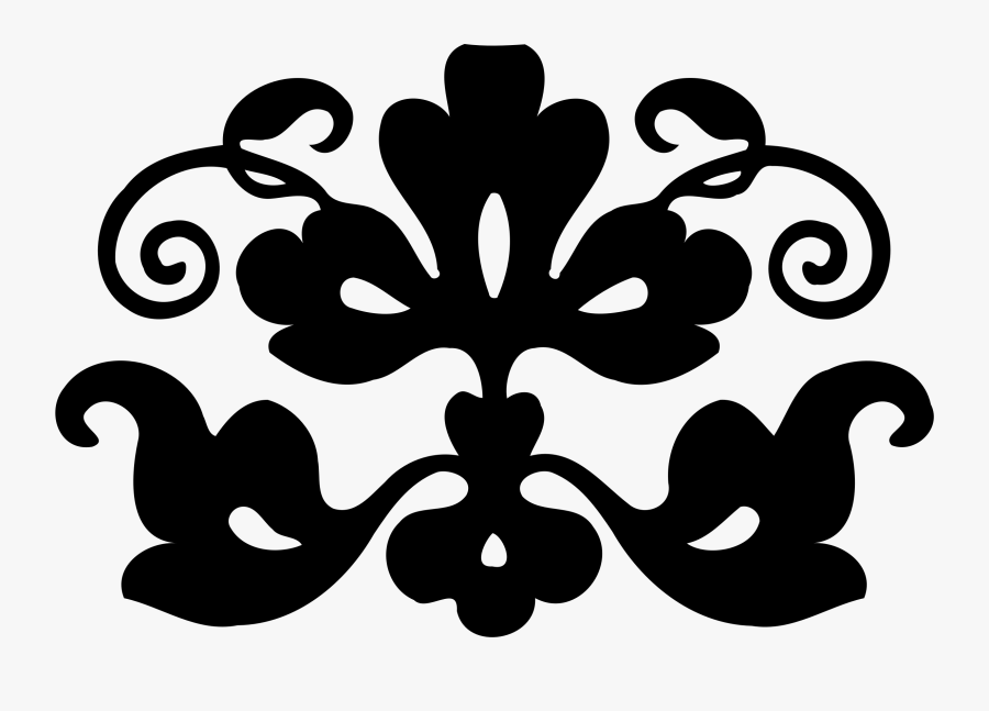 Visual Arts,plant,flower - Simple Design Images Black And White, Transparent Clipart