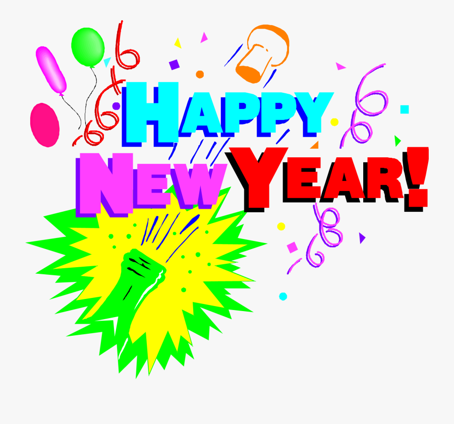 Clip Art New Years Eve Party Clip Art - Happy New Year 2020, Transparent Clipart