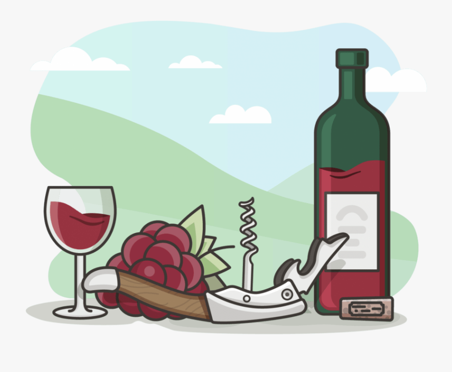 Vineflow - Red Wine , Free Transparent Clipart - ClipartKey