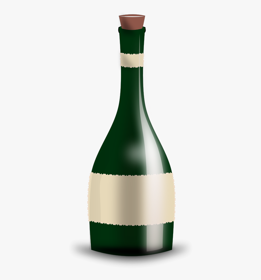 Wine Svg Clip Arts - Şarap Şişesi Png, Transparent Clipart