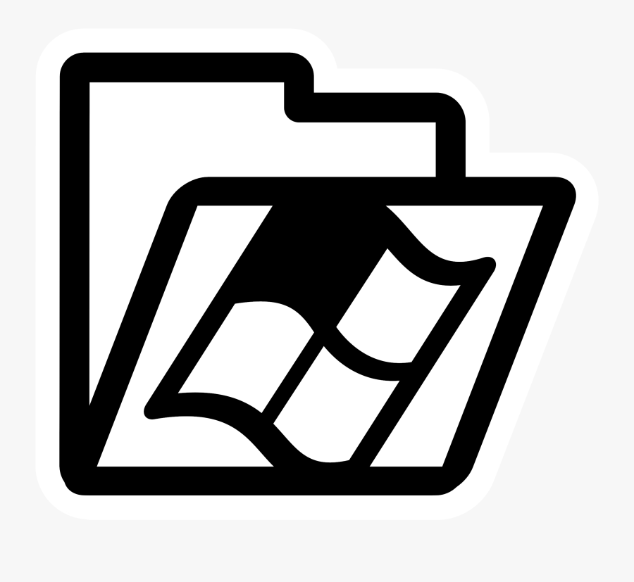 Mono Folder Wine Clip Arts - Open File Icon Png, Transparent Clipart