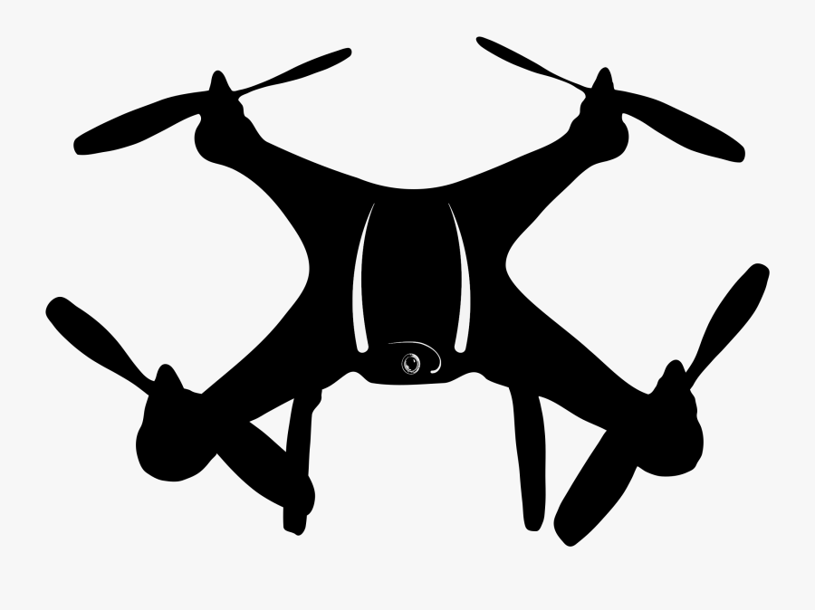 Transparent Drone Clipart - Clip Art Drone Logo, Transparent Clipart