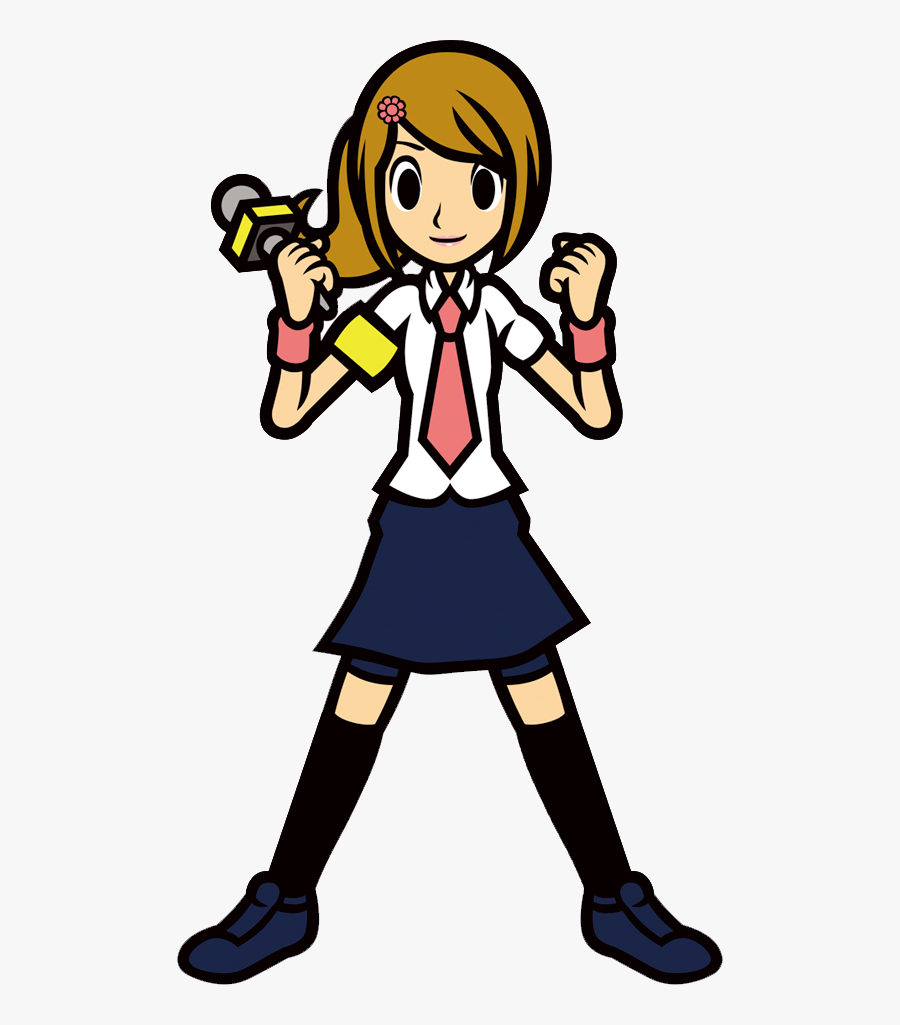 News Reporter Pictures - Rhythm Heaven Reporter And Wrestler, Transparent Clipart