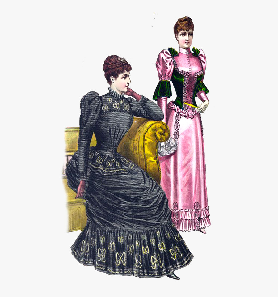 Victorian Clipart Of Fashion - Victorian Era, Transparent Clipart