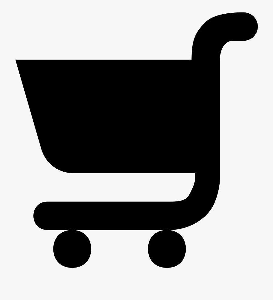 Silhouette Shopping Cart Supermarket Drawing Grocery - Carrinho De Compras Silhueta, Transparent Clipart