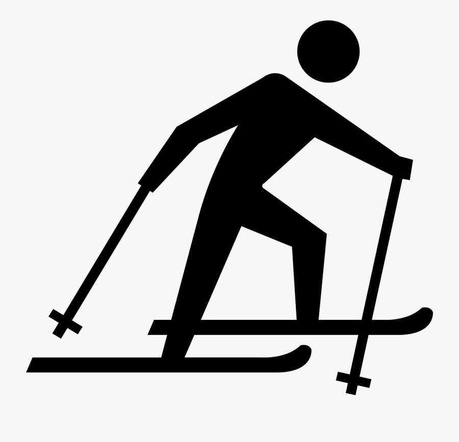 Transparent Skiing Clipart - Clipart Cross Country Skiing, Transparent Clipart