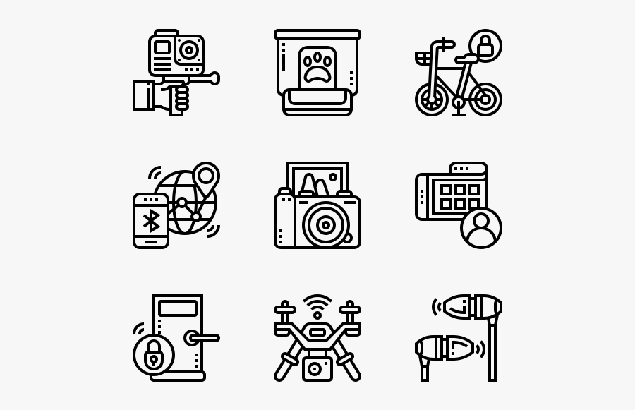 Gadget - Curriculum Vitae Icons Png, Transparent Clipart