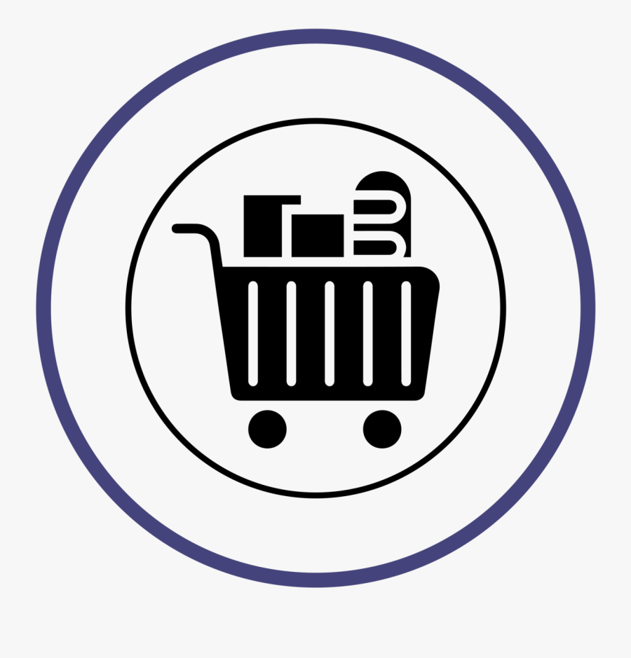 Vector Shopping Cart Clipart , Png Download - Icon Supermarket Png, Transparent Clipart