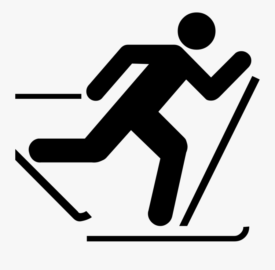 Cross-country Skiing Trail Ski Touring Clip Art - Cross-country Skiing, Transparent Clipart