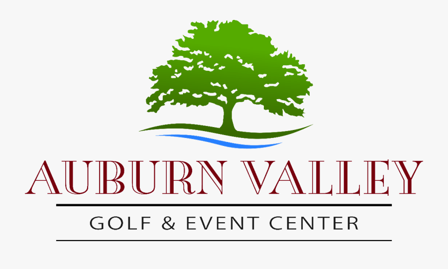 Transparent Auburn Png - Auburn Valley Golf Club Logo, Transparent Clipart