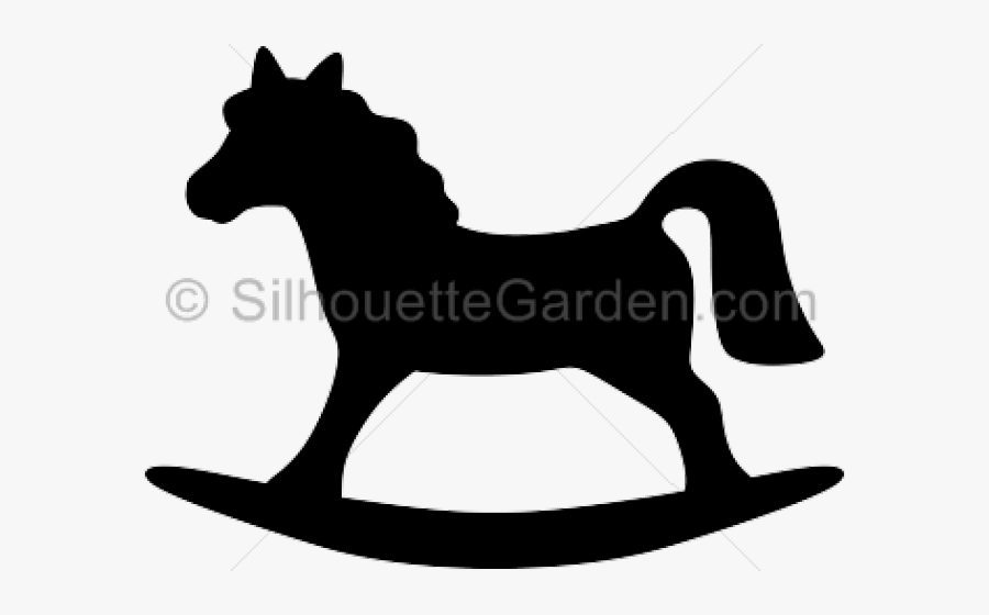 Rocking Horse Silhouette Clipart, Transparent Clipart