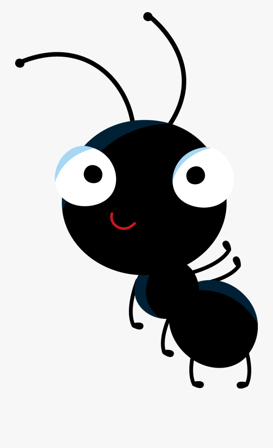 Hill Clipart Line Ant - Imagenes De Hormigas Kawaii, Transparent Clipart