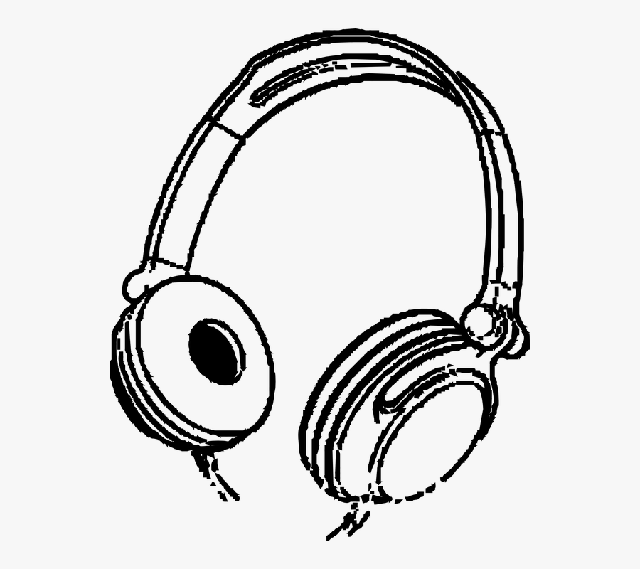 Transparent Listen To Music Clipart - Headphones Clipart, Transparent Clipart