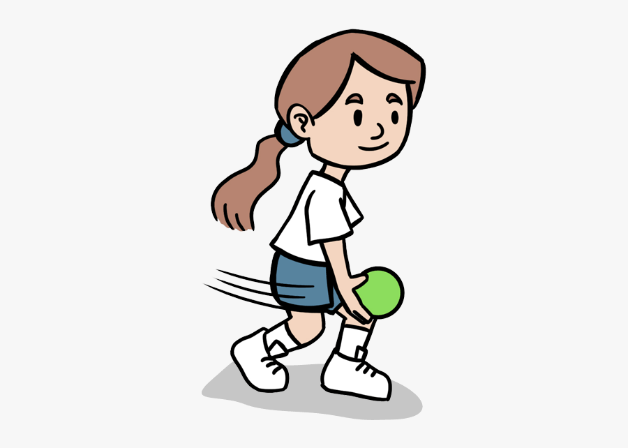 Striking And Fielding - Children Doing Pe Cartoon , Free Transparent