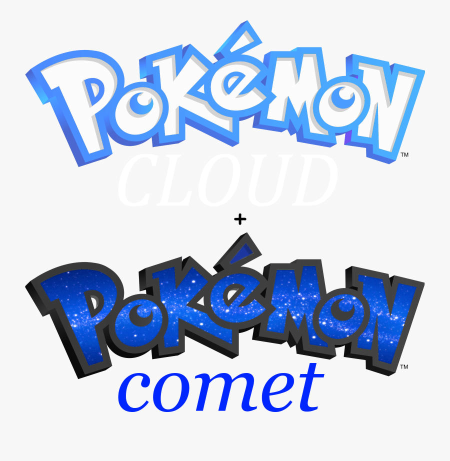 Pokemon Cloud And Pokemon Comet Is A Pokémon Game That - Pokemon Transparent Logo Png, Transparent Clipart