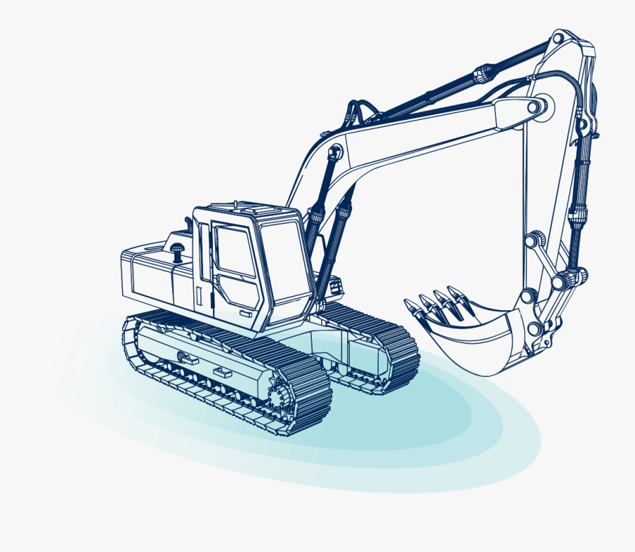 Bulldozer, Transparent Clipart