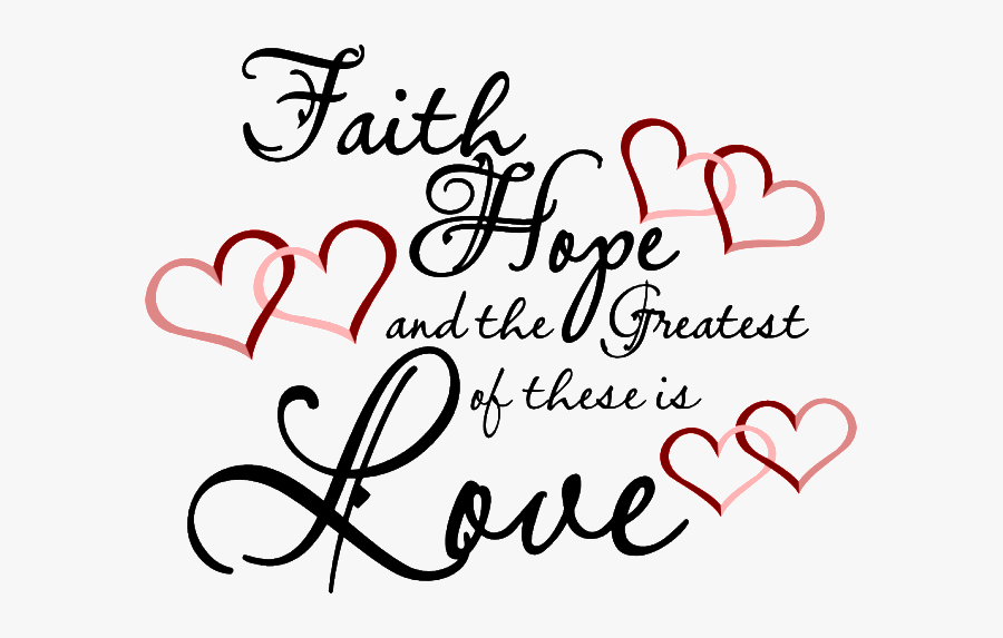 Clip Art Faith Hope Love Clipart - Faith Hope Love Clip Art, Transparent Clipart