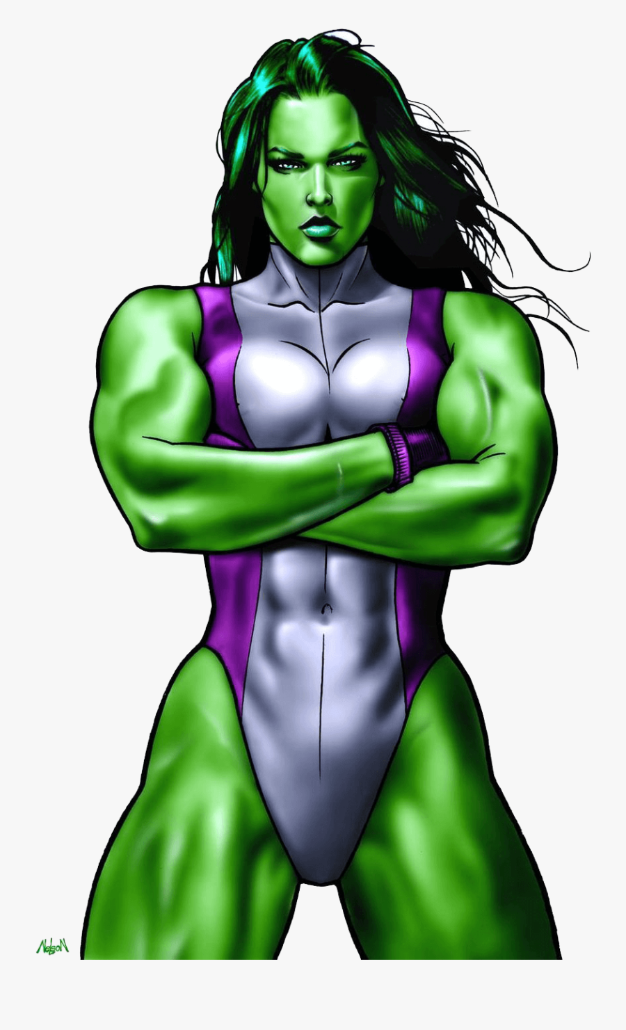 She Hulk Png, Transparent Clipart