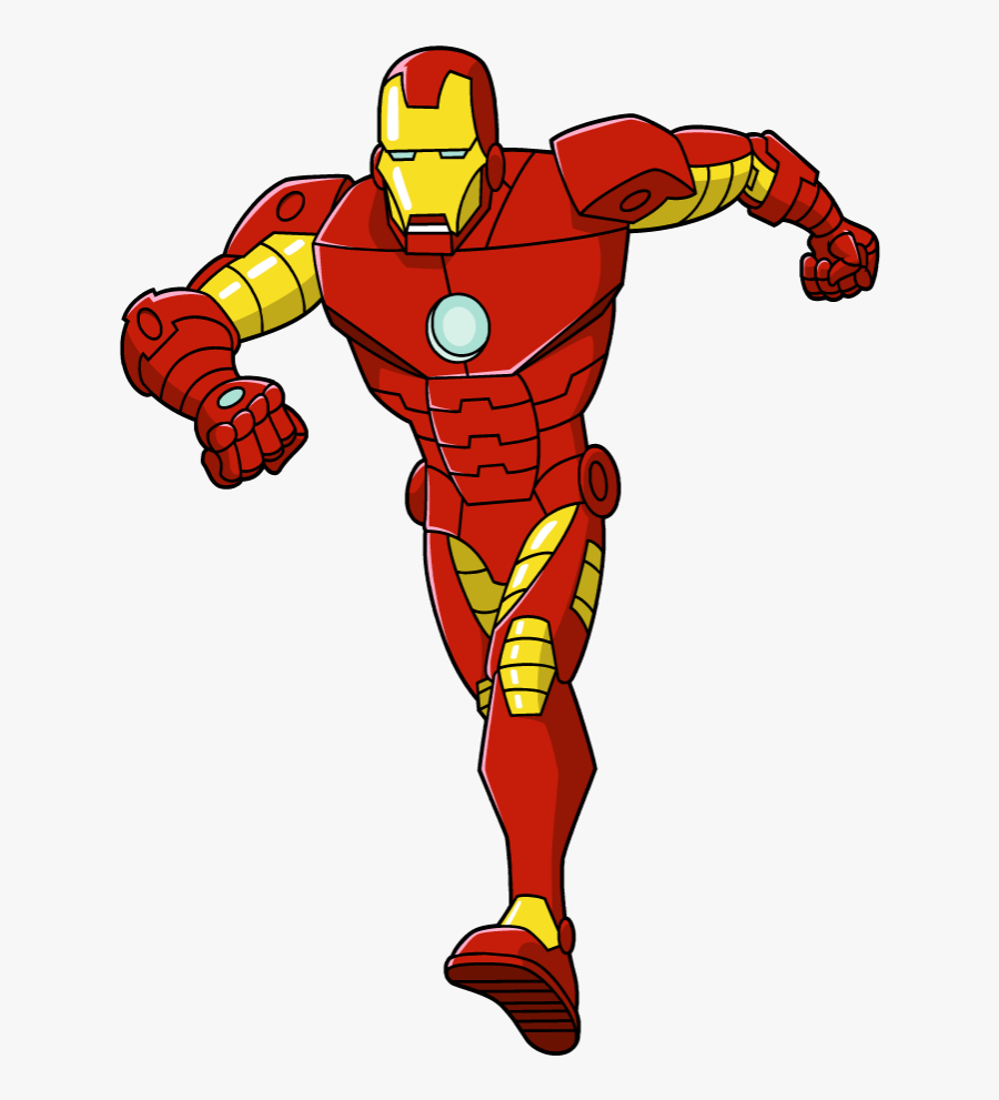 Hulk Clipart Mission Marvel - Cartoon Iron Man Drawing, Transparent Clipart