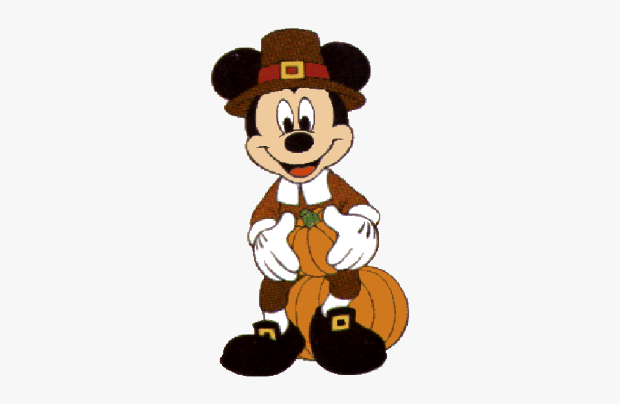 Mickey And Minnie Thanksgiving, Transparent Clipart