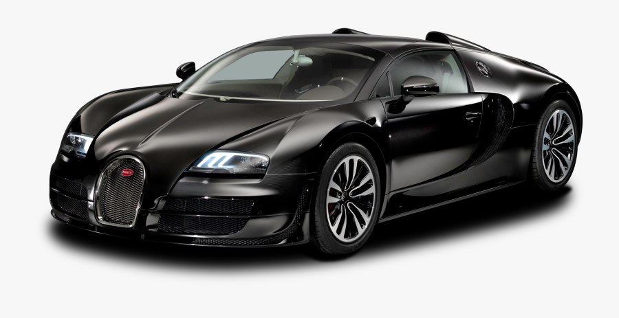 Black Bugatti Veyron Grand Sport Vitesse Car Png Image - Bmw M4 2019 Black, Transparent Clipart