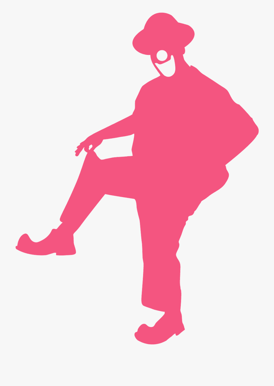 Clown Silhouette, Transparent Clipart