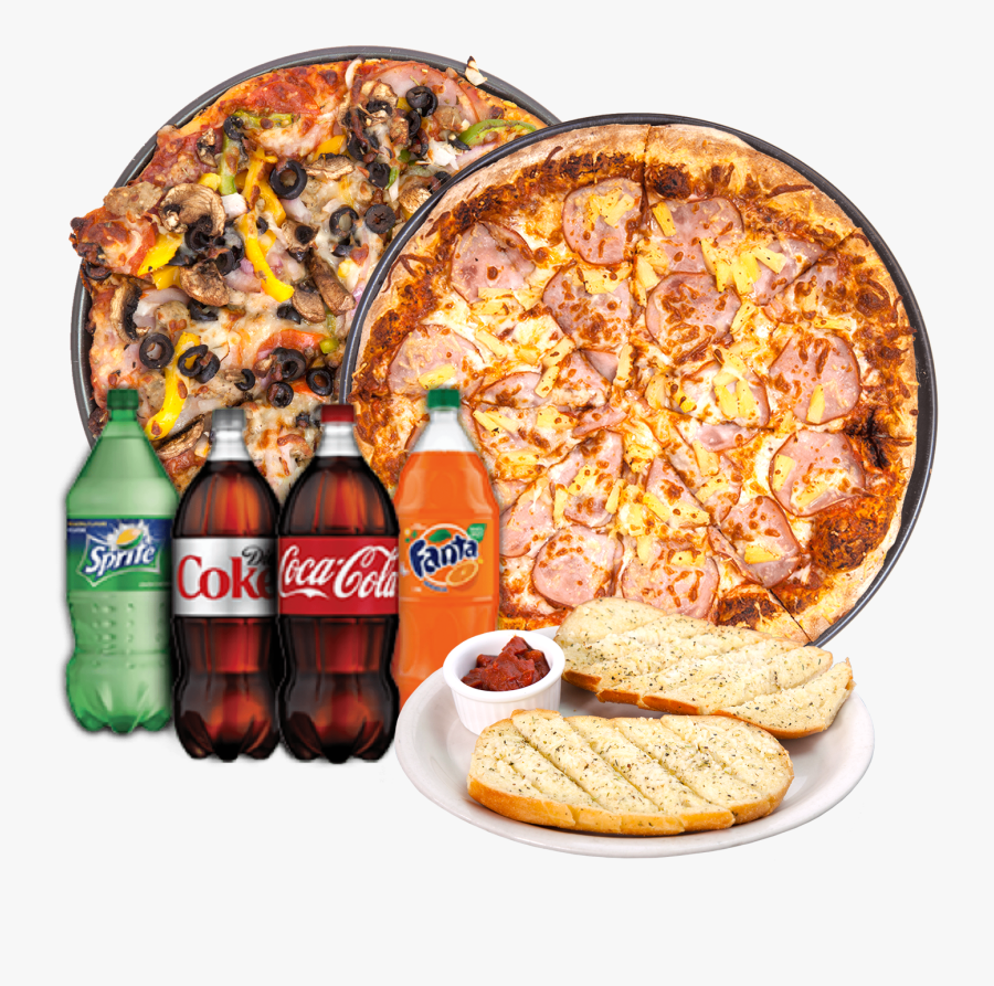 Clip Art Two Soda Garlic Bread - Diet Coke 2 Liter Bottle, Transparent Clipart