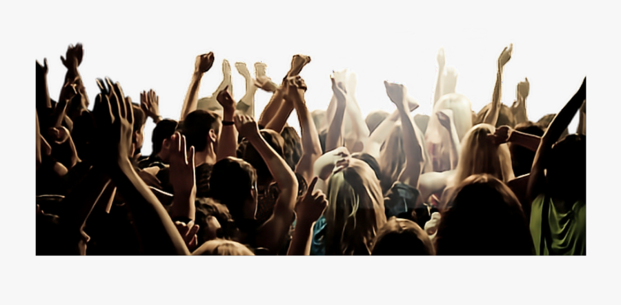 #crowd #audience #people #concert #group #grouppeople - Picsart Public Background Png, Transparent Clipart