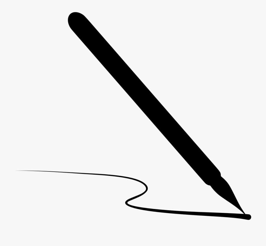 Transparent Caneta Png - Calligraphy Pen Writing Png, Transparent Clipart