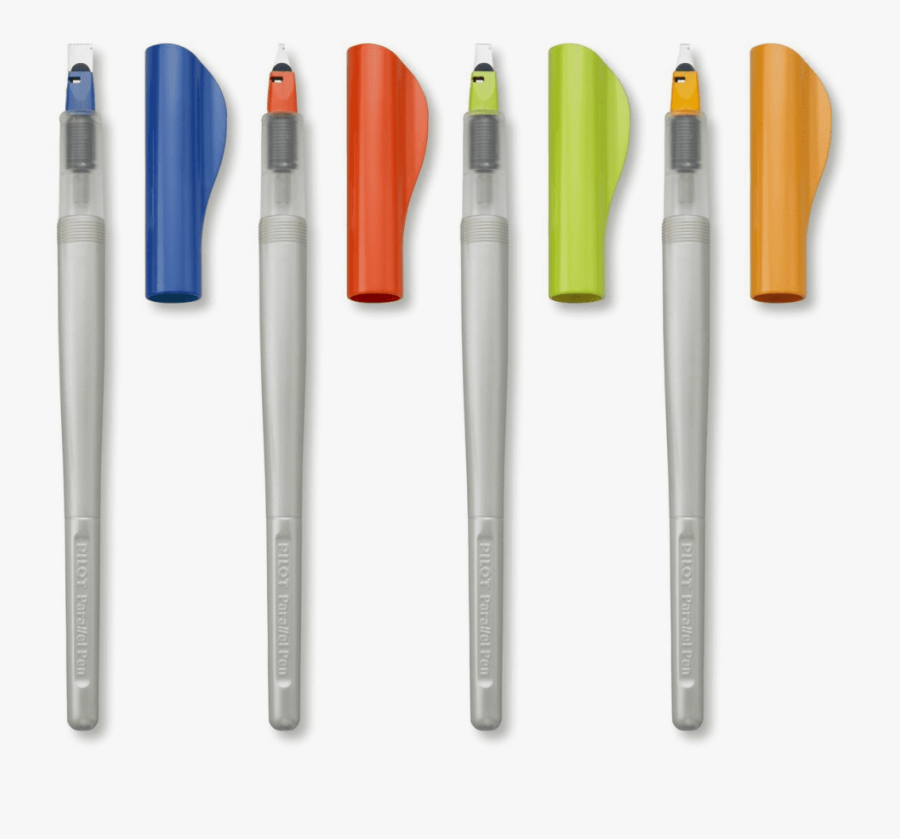 The Four Different Sizes Of Pilot Parallel Pens - Parallel Pen Pilot Cena, Transparent Clipart