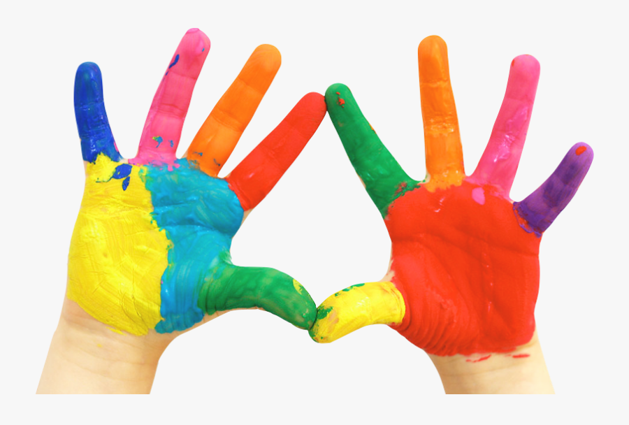 Paint Hand Painting Fingerpaint Child Free Png Hq Clipart - Transparent Hand Paint Png, Transparent Clipart