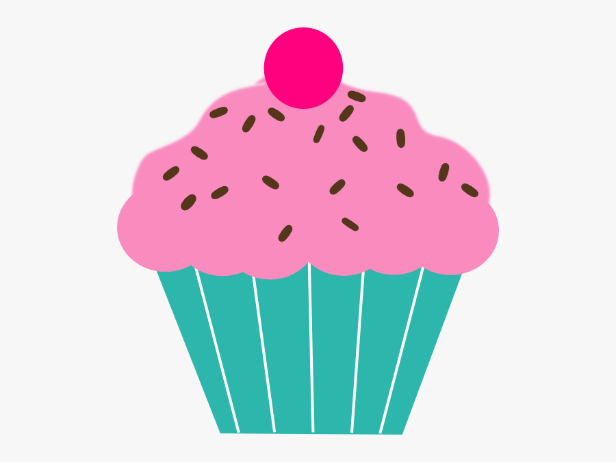 Pink Cupcake Svg Clip Arts - Cupcake Clipart, Transparent Clipart