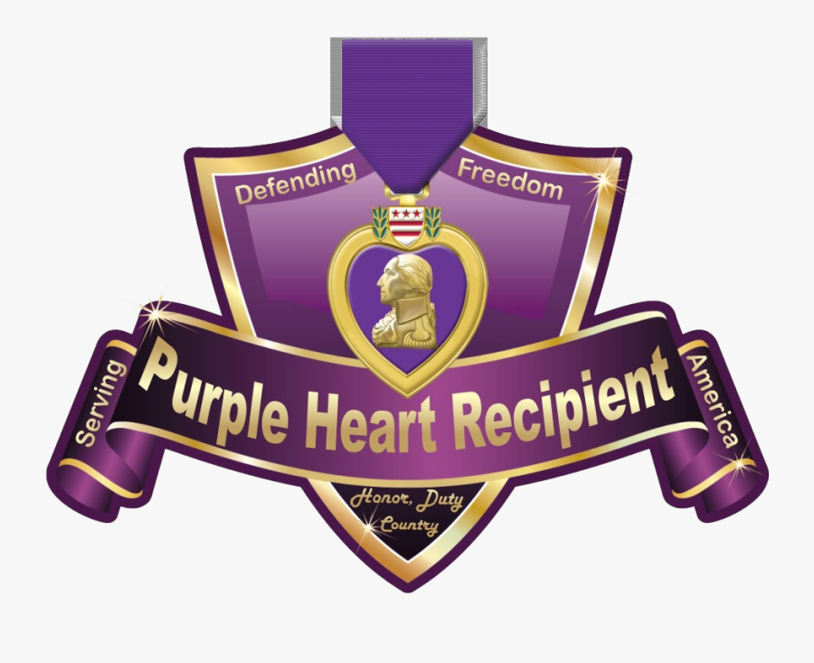 Purple Heart Medal Png - Crest, Transparent Clipart