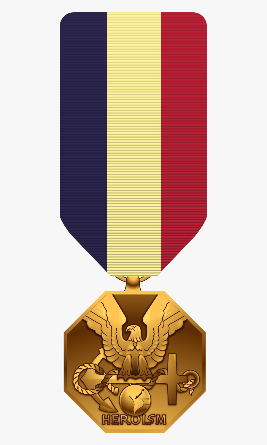 Navy & Marine Corps Medal - Emblem, Transparent Clipart