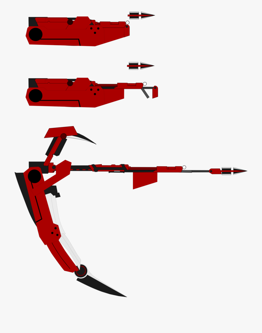 Our First Subject Is Crescent Rose, Used By Ruby Rose - Rwby Crescent Rose, Transparent Clipart