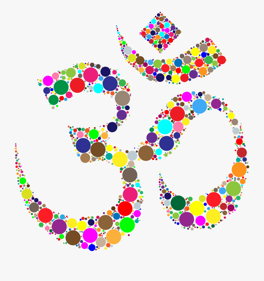 Prismatic Om Symbol Circles Clip Arts - Shiva Symbol Color, Transparent Clipart