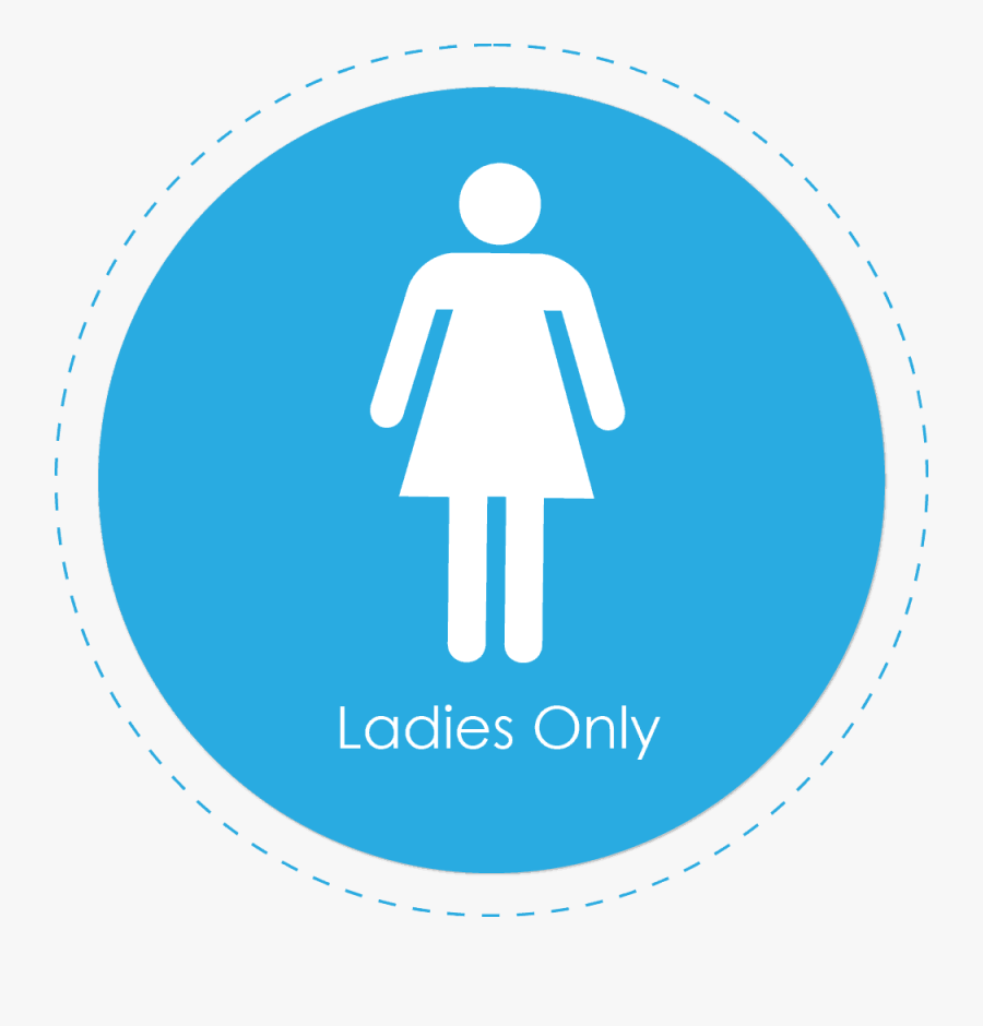 Adult Swimming Lessons, Lady Swimming Lessons - Bathroom Sign Map, Transparent Clipart