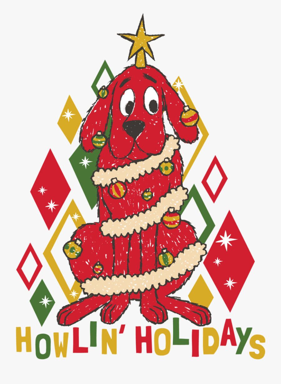 Mm Clifford Christmas Graphics R1 - Christmas Tree, Transparent Clipart