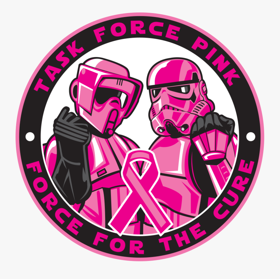 Tf Pink A - Breast Cancer Awareness Star Wars, Transparent Clipart