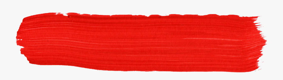 Brush Stroke Red Paint Background, Transparent Clipart