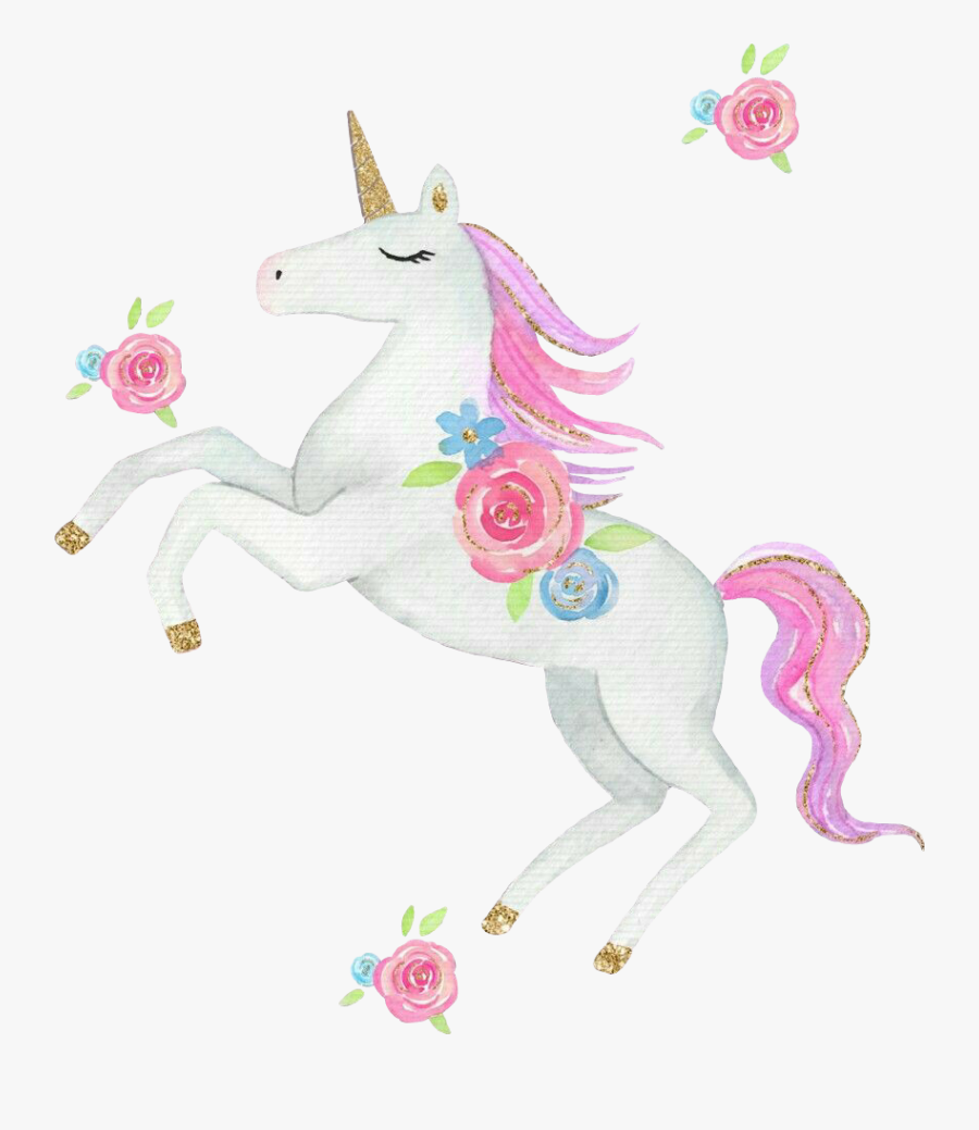 Unicorn Canvas Painting, Transparent Clipart