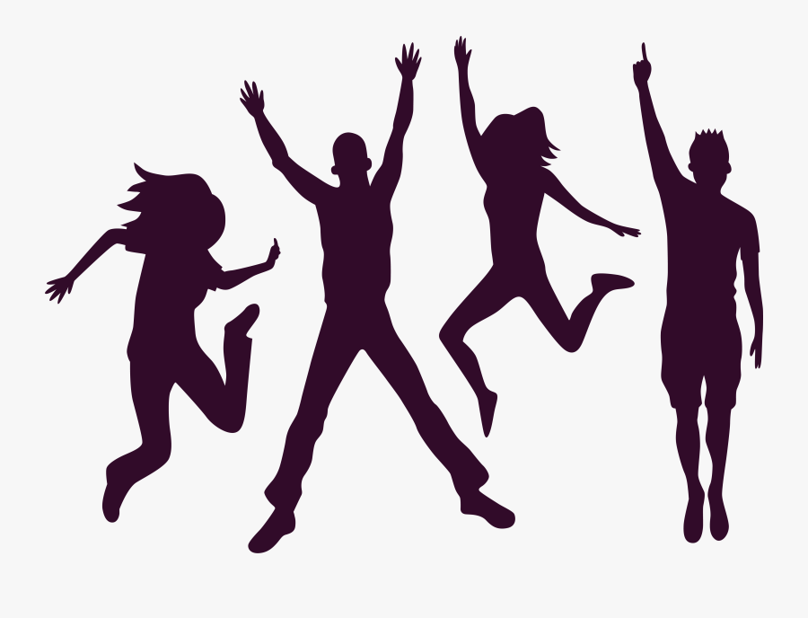 Carnival Party Silhouette Png Download - Friendship Day Banner Latest, Transparent Clipart