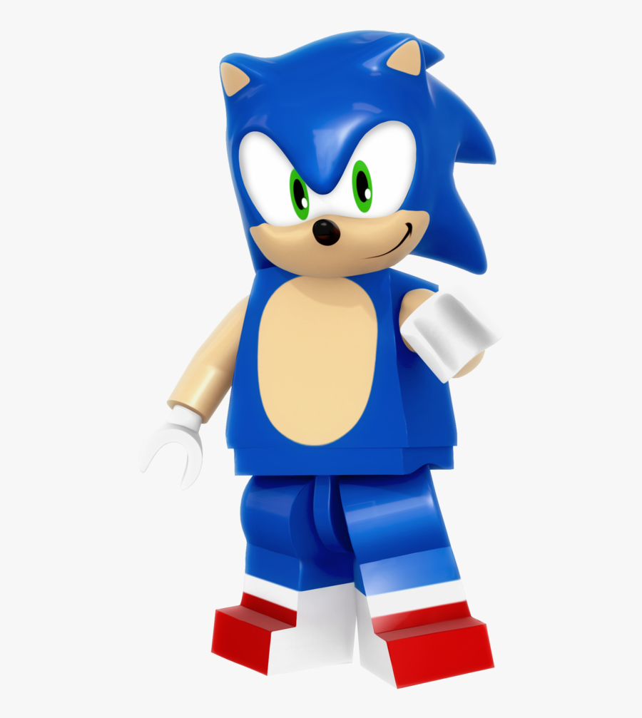 Lego Sonic Render By Nibroc-rock - Lego Sonic, Transparent Clipart